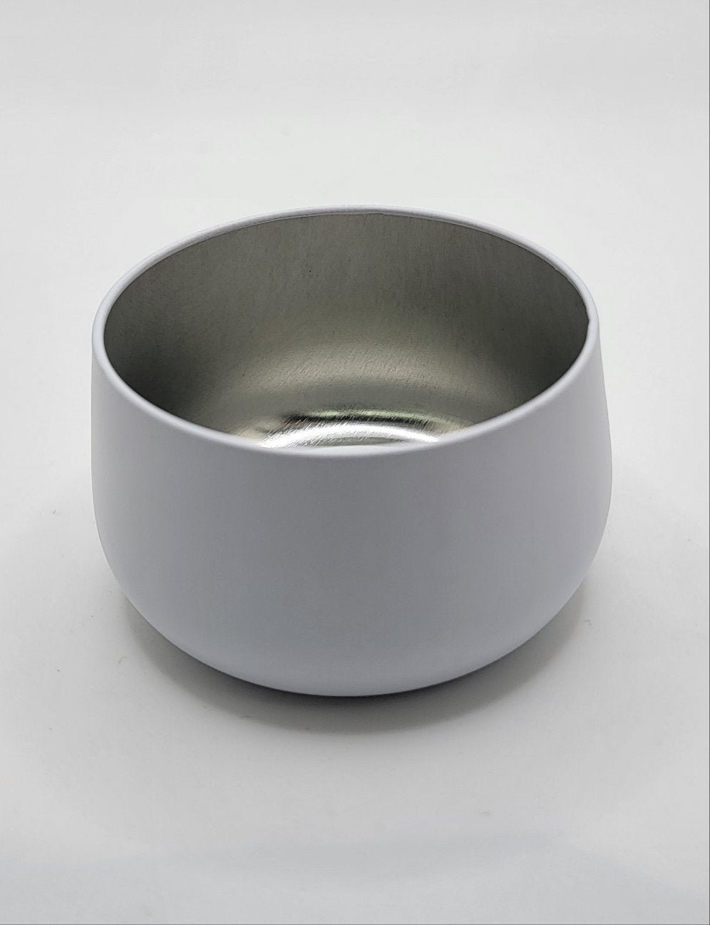 Round Tin Container | 4oz | Matte White